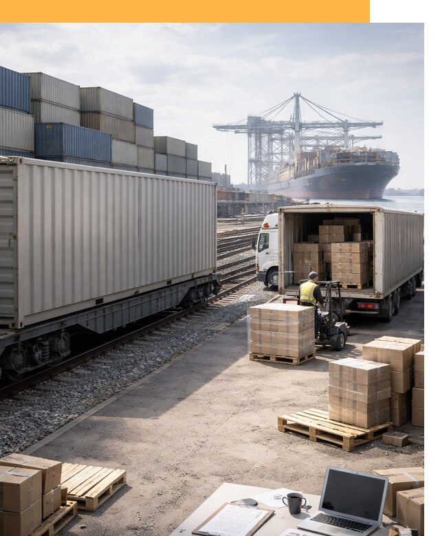 Мультимодальные перевозки грузов по миру от 46373 руб