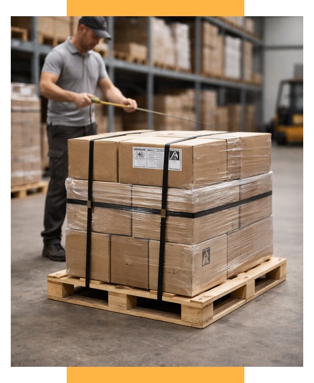 Упаковка и паллетирование грузов от 3607 р. | СетСервис-Слк