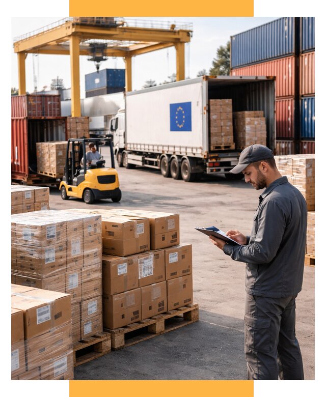 Доставка грузов из Европы от 12366 р., логистика СетСервис-Слк