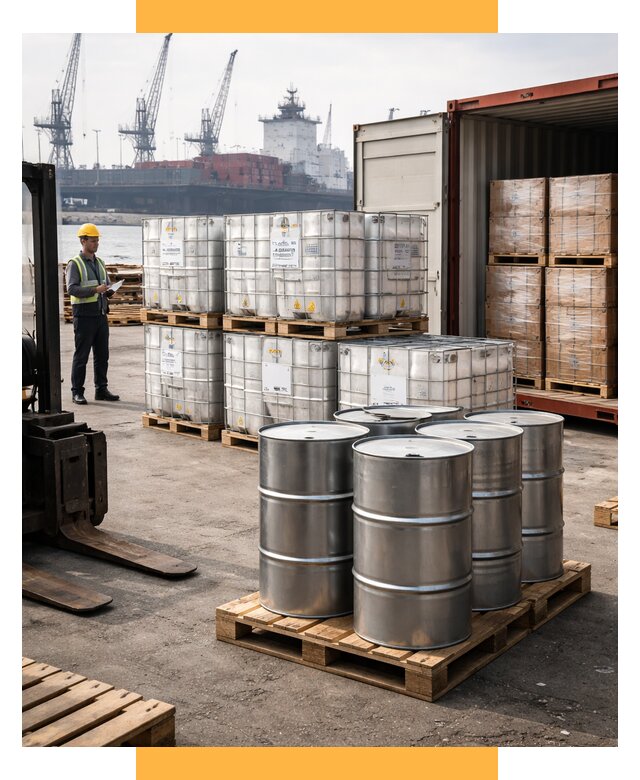 Доставка химического сырья из Индии от 257625 р. | СетСервис-Слк