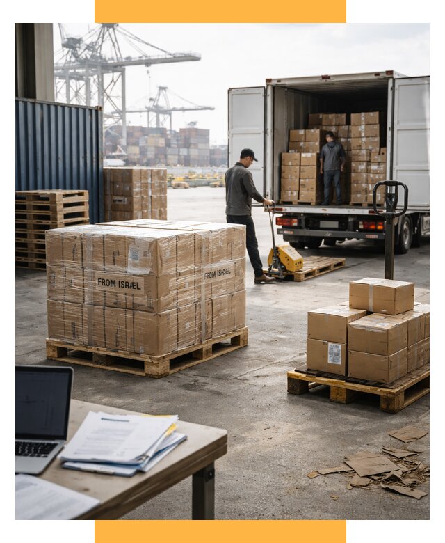 Доставка грузов из Израиля от 15458 р., логистика от СетСервис-Слк