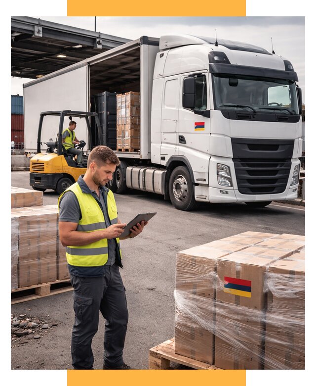 Автоперевозки из Армении от 97898 р. — услуги СетСервис-Слк