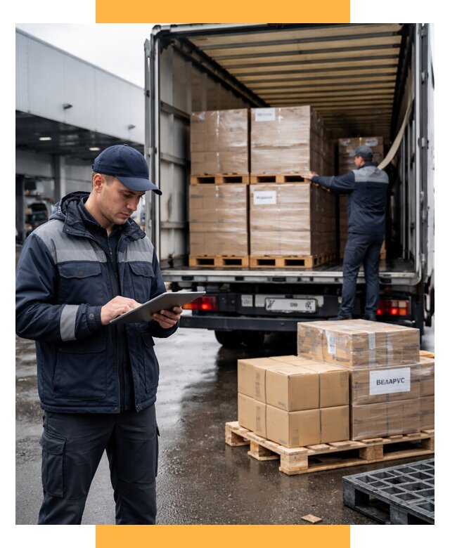 Доставка грузов из Беларуси от 15458 р. логистика СетСервис-Слк