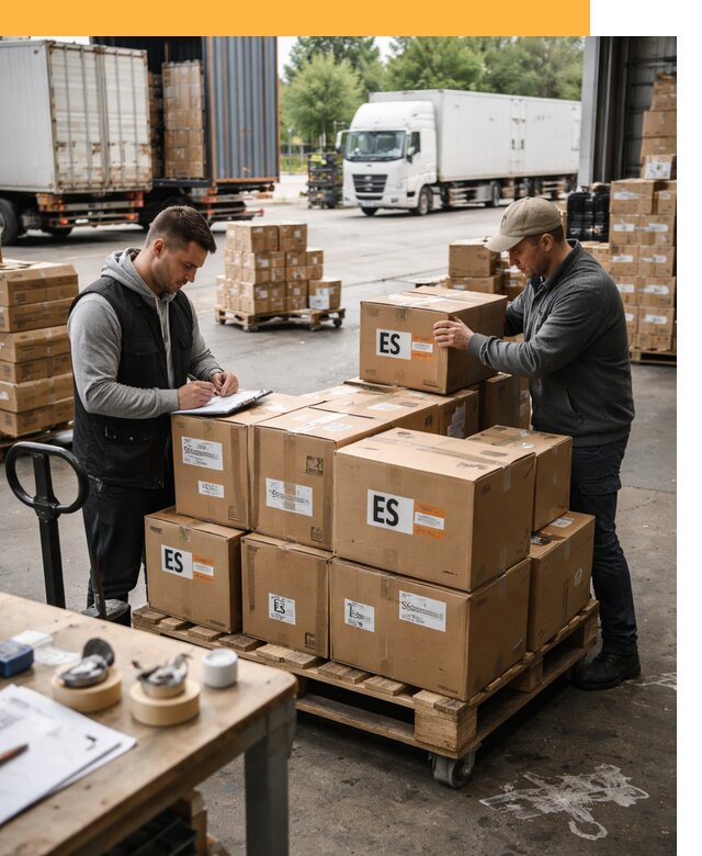 Доставка грузов в Испанию автотранспортом от 36068 руб