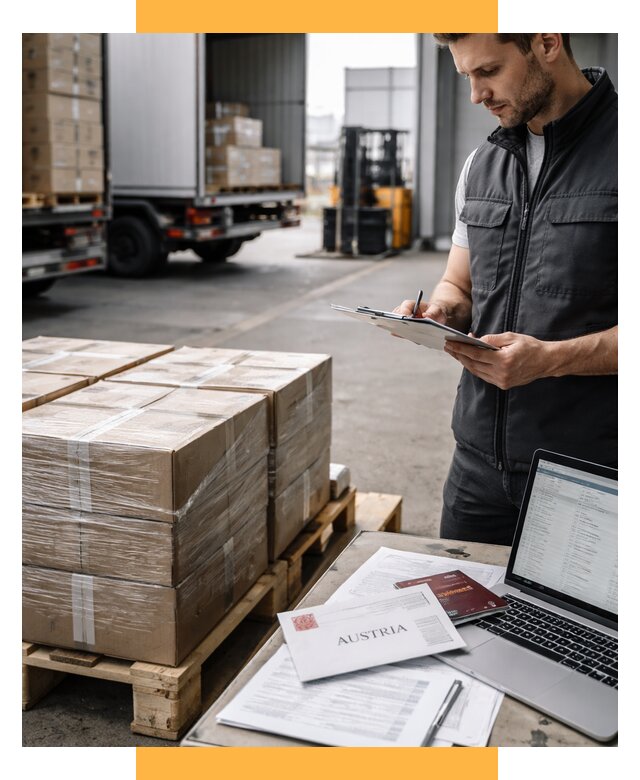 Доставка в Австрию от 66983 р. Логистика и экспорт СетСервис-Слк