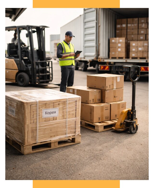 Доставка грузов в Корею из России от 36068 р. | СетСервис-Слк