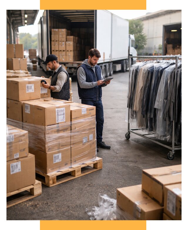 Перевозка и доставка одежды из Китая от 7729 р., СетСервис-Слк