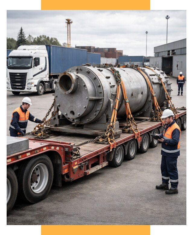 Перевозка тяжеловесных грузов под ключ от 154575 р. | СетСервис-Слк