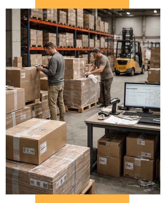 Склад консолидации в Европе от 6698 р., услуги СетСервис-Слк